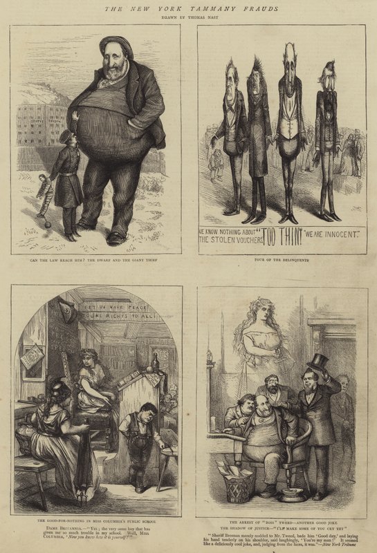 Les fraudes de Tammany à New York - Thomas Nast