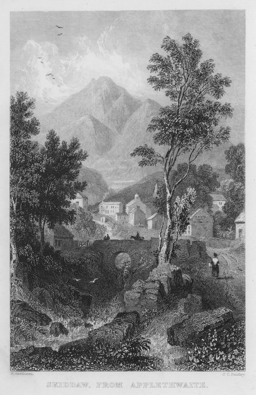 Skiddaw, de Applethwaite - Thomas (after) Allom