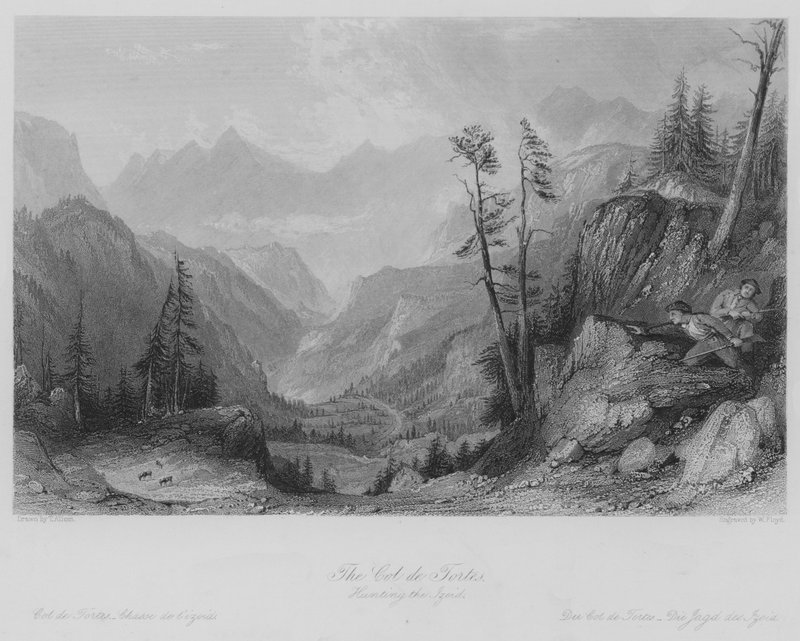 Le Col de Tortes, Chasse à l