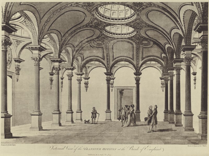 Le bureau de transfert de Sir Robert Taylor, Banque d