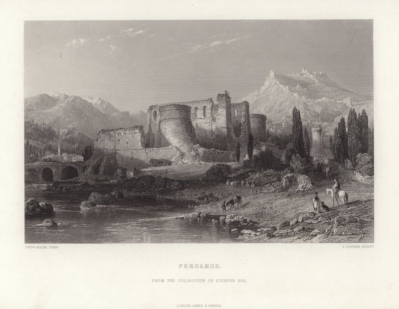 Pergamos, Turquie - Thomas Allom
