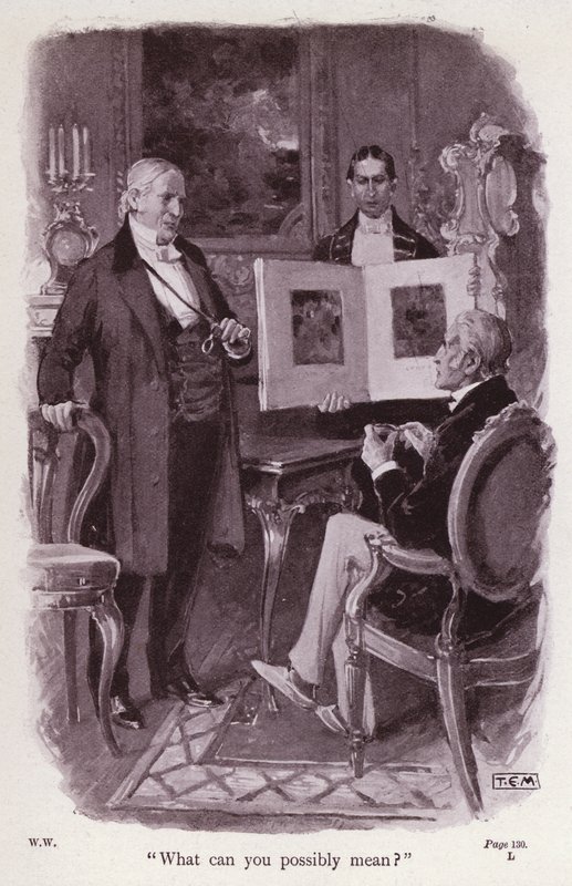 Illustration pour La Dame en blanc de Wilkie Collins - Thomas Eyre Macklin