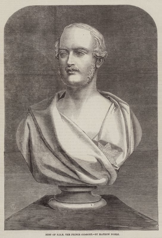 Buste de SAR le prince consort, par Mathew Noble - Thomas Harrington Wilson