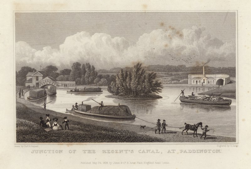 Jonction du canal du Régent - Thomas Hosmer Shepherd