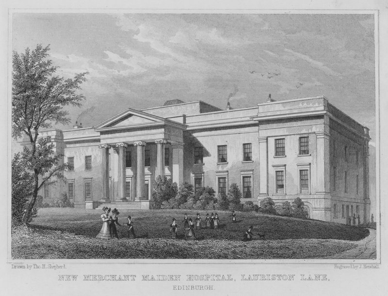 Nouvel hôpital Merchant Maiden, Lauriston Lane, Édimbourg - Thomas Hosmer Shepherd