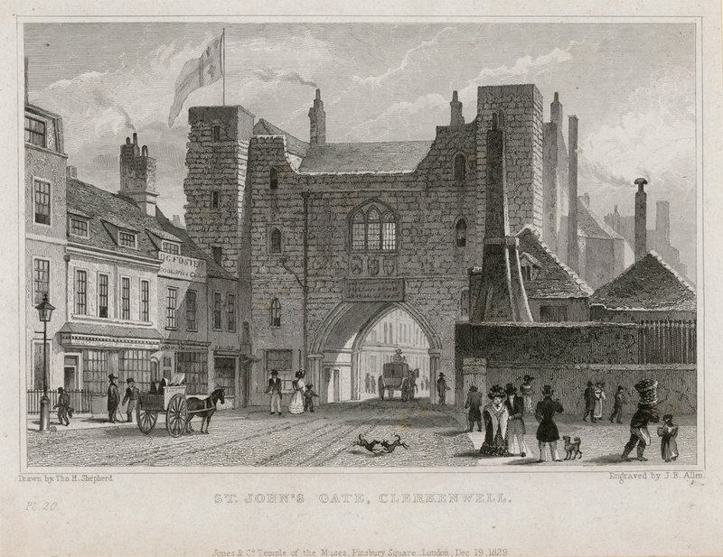 Porte Saint-Jean, Clerkenwell - Thomas Hosmer Shepherd