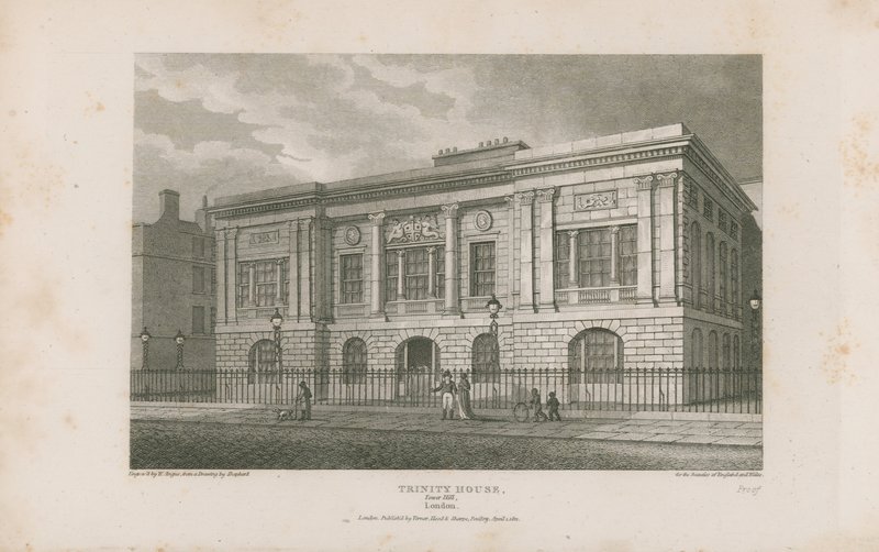 Trinity House sur Tower Hill - Thomas Hosmer Shepherd