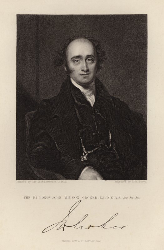 John Wilson Croker - Thomas Lawrence