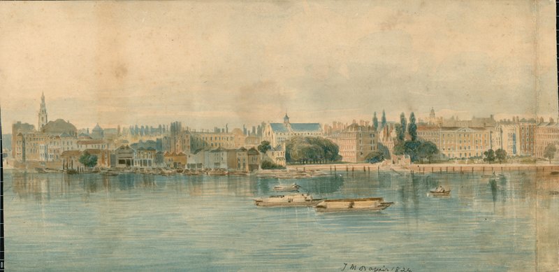 Panorama de la Tamise, côté nord, en 13 parties - Thomas Mann Baynes