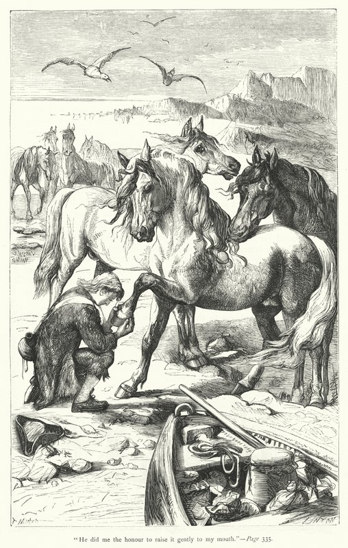 Illustration des Voyages de Gulliver par Jonathan Swift (gravure) - Thomas Morten
