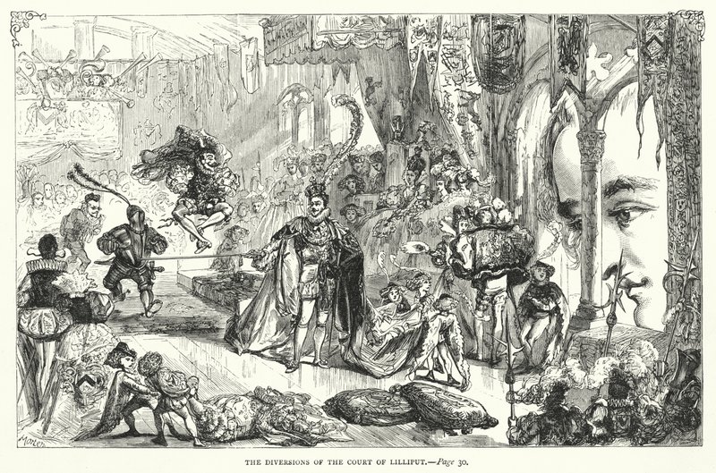 Illustration pour Les Voyages de Gulliver de Jonathan Swift - Thomas Morten