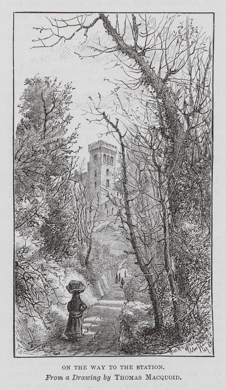 En route vers la gare - Thomas Robert Macquoid