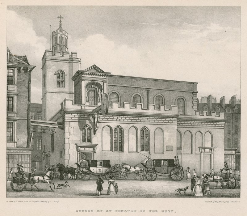 Église de St Dunstan in the West - Thomas Talbot Bury