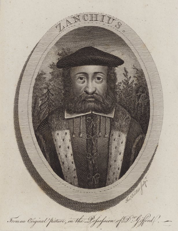 Girolamo Zanchi, clergyman de la Réforme protestante italienne (gravure) - Thomas Trotter
