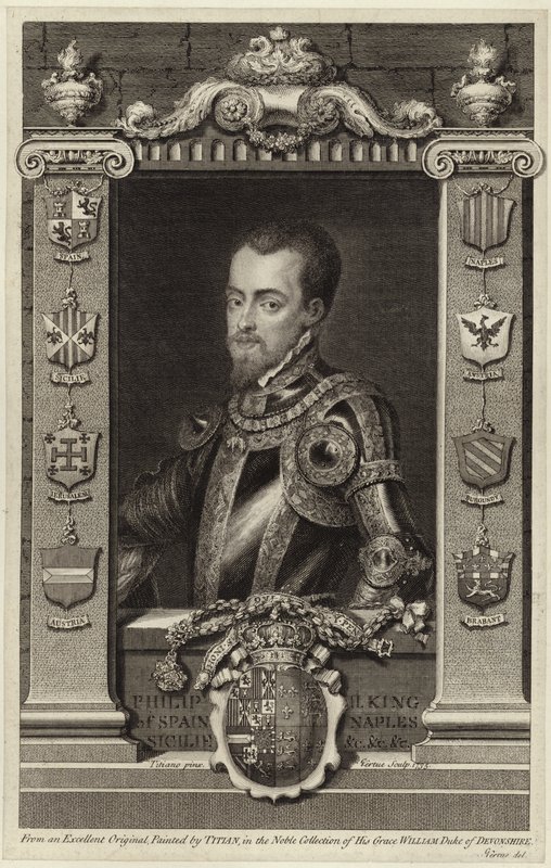 Portrait du roi Philippe II d