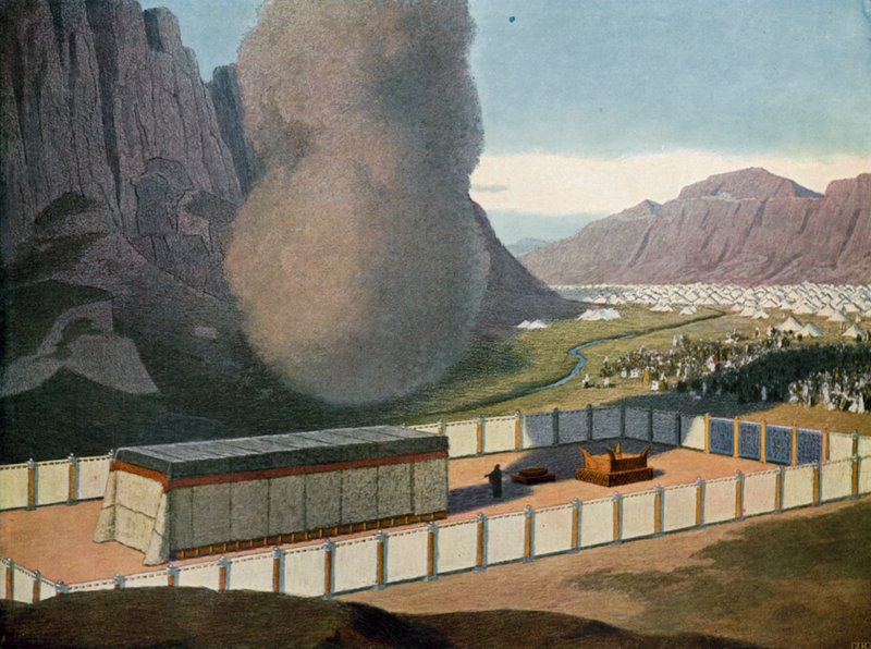 Le Saint Tabernacle dans le désert et la colonne de nuée - Unbekannt Unbekannt