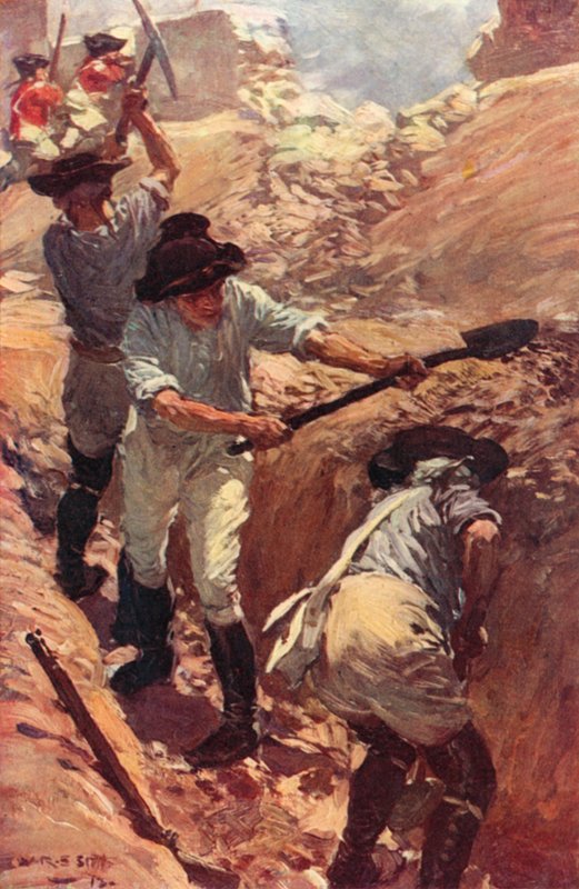 Clive dans les tranchées à Arcot - W.R.S. (after) Stott
