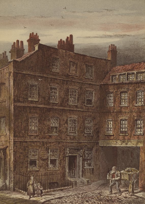 Maison du Dr Johnson, Gough Square, Fleet Street - Waldo Sargeant
