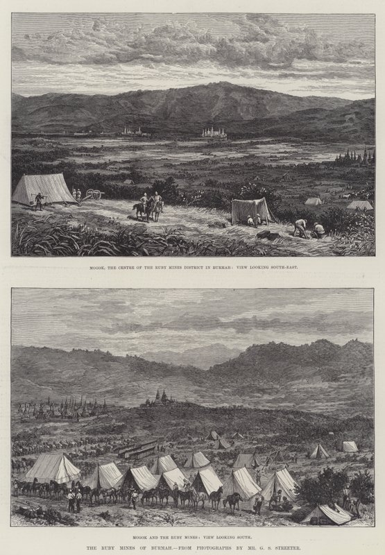 Les mines de rubis de Birmanie - Walter Paget