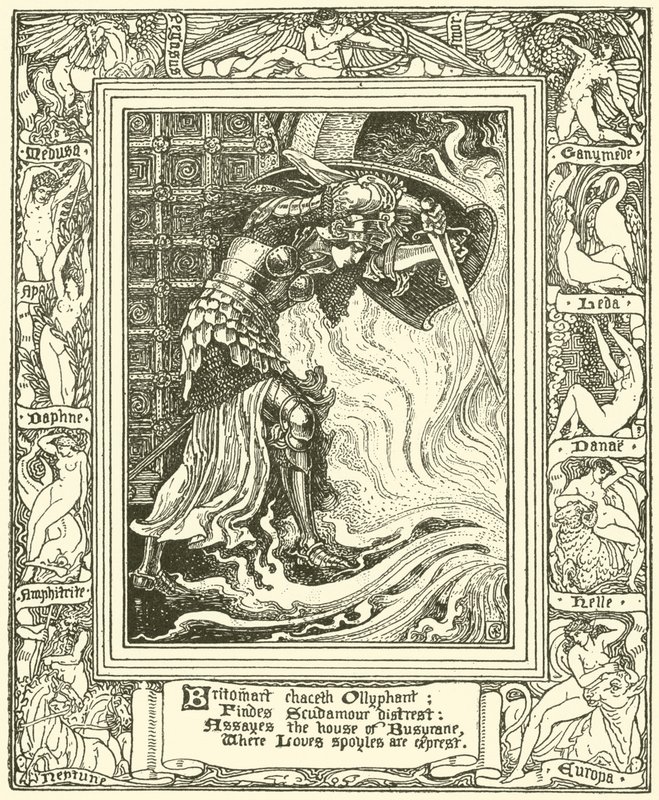De la Reine des Fées de Spenser - Walter (after) Crane