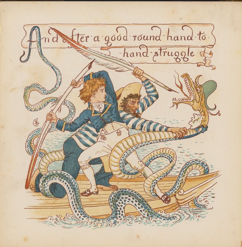 Illustration pour Pothooks and Perseverance de Walter Crane - Walter (after) Crane