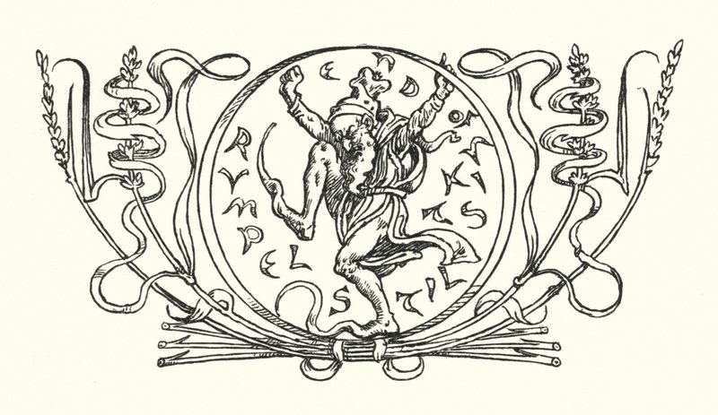 Rumpelstiltskin (gravure) - Walter (after) Crane
