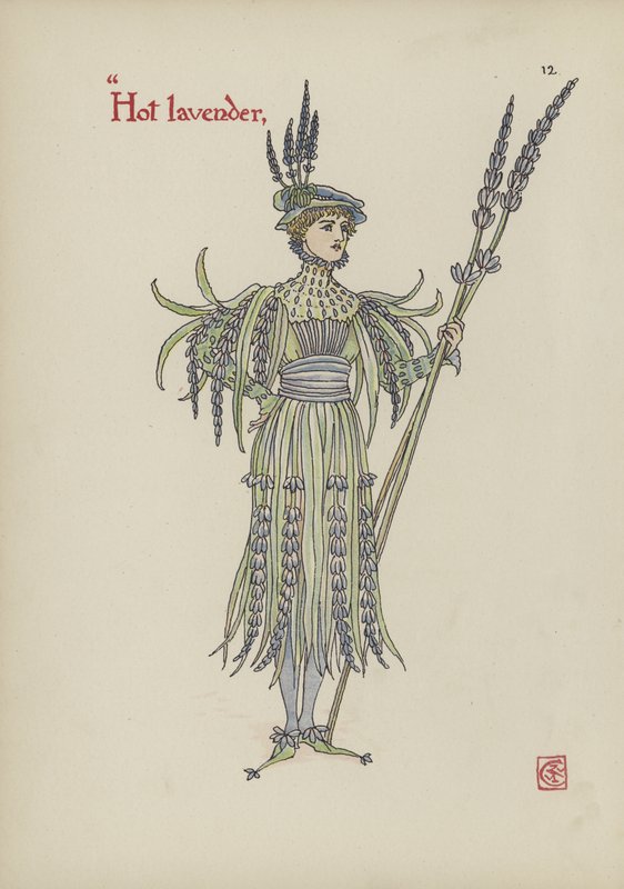 Fleurs du jardin de Shakespeare - Walter Crane