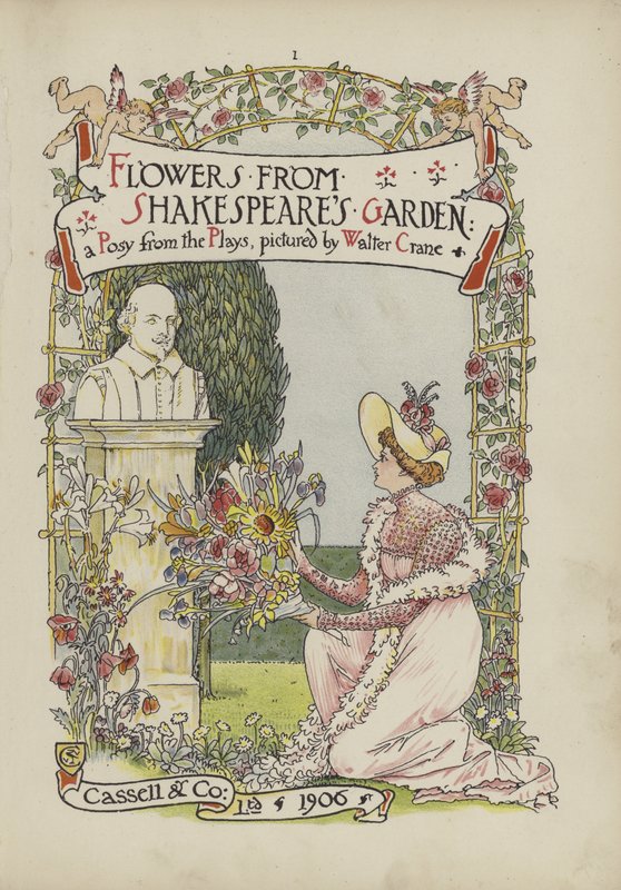Fleurs du jardin de Shakespeare - Walter Crane