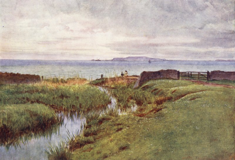 Wessex : Portland depuis la rive nord de la baie de Weymouth - Walter Frederick Roofe Tyndale