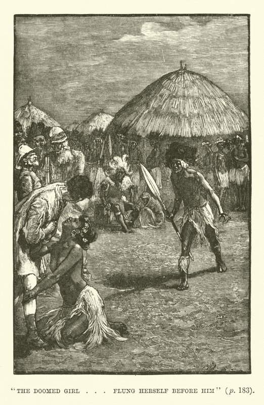 Illustration pour Les Mines du roi Salomon par H. Rider Haggard - Walter Paget