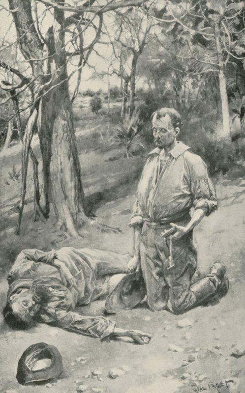 Le roi regardant les derniers moments de Burke - Walter Stanley Paget