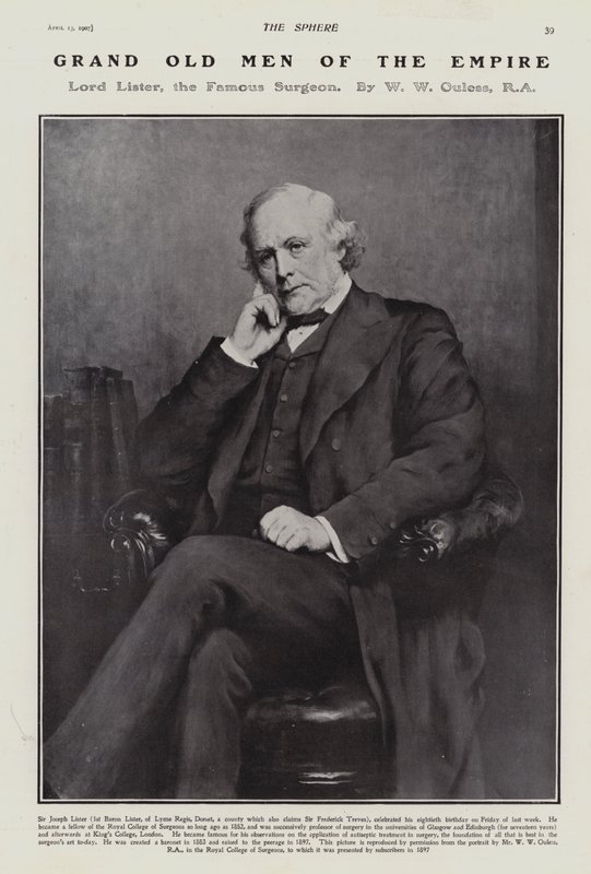 Joseph Lister - Walter William (after) Ouless