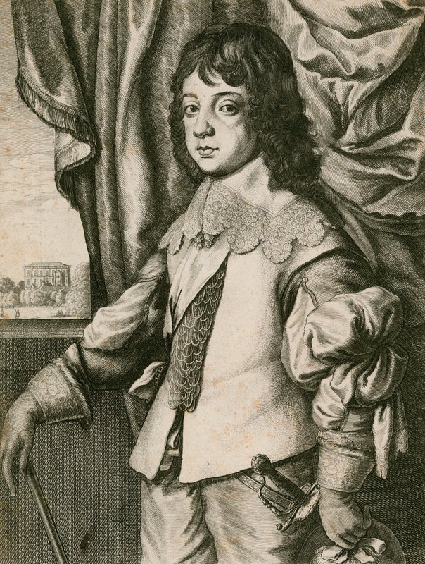 Le Roi Charles II enfant - Wenceslaus Hollar
