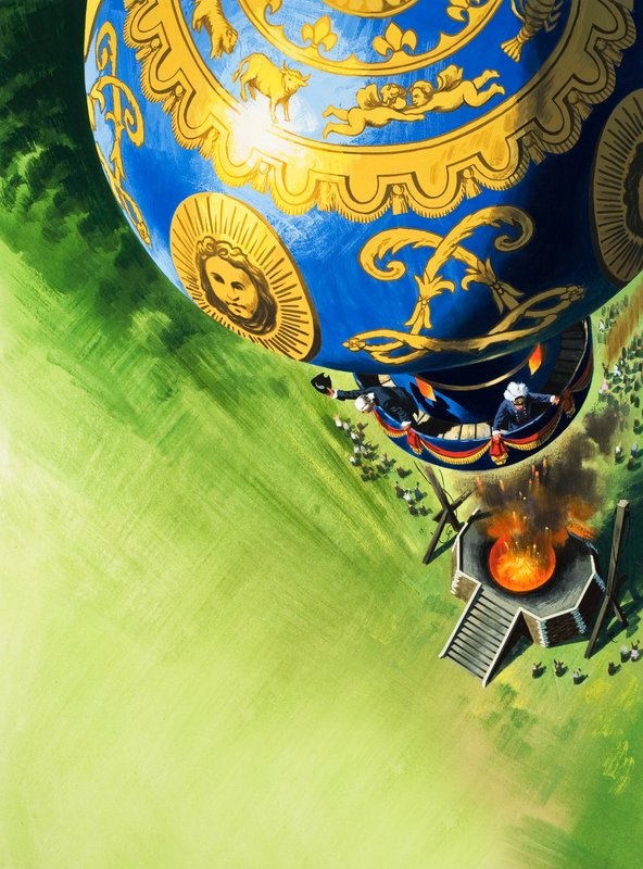 Ascension en ballon - Wilf (20th century) Hardy