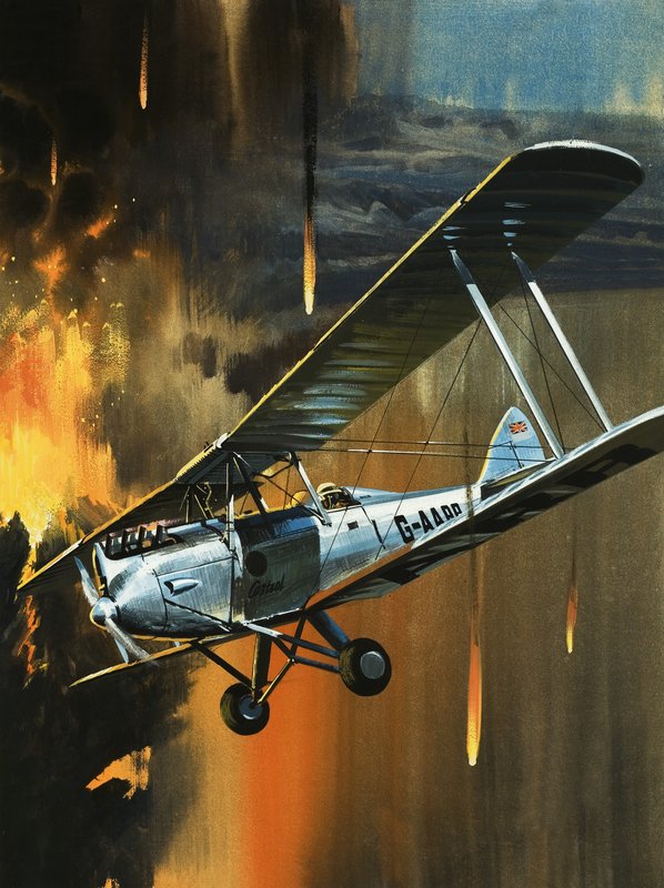 Les avions célèbres et leurs pilotes : De Havilland Gipsy Moth -- Jean Batten - Wilf (20th century) Hardy