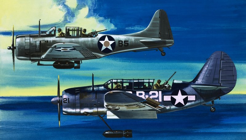 Dans le bleu : Les avions de guerre américains (1941-45) - Wilf (20th century) Hardy