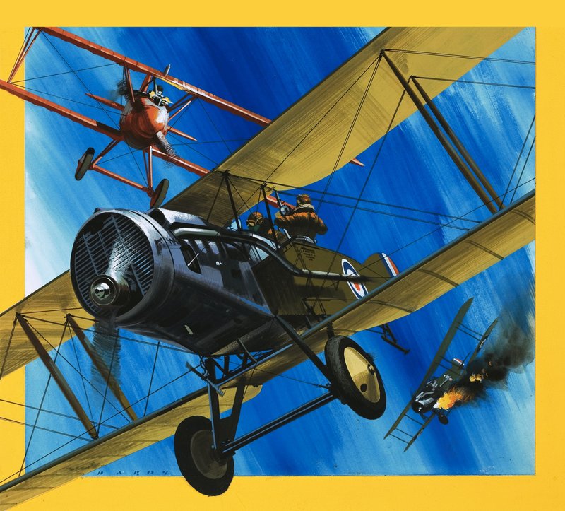 Les avions du passé : Le chasseur Bristol F2B - Wilf (20th century) Hardy