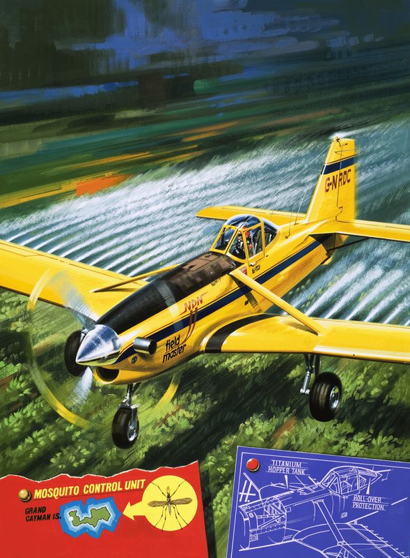 Le HDN Fieldmaster, un avion à ailes basses conçu pour la pulvérisation des cultures - Wilf (20th century) Hardy