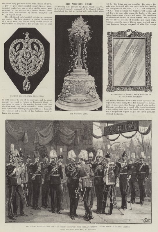 Mariage royal à Cobourg - William Barnes Wollen