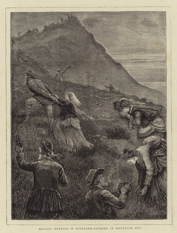 Matin de mai en Écosse, bain dans la rosée des montagnes - William Bazett Murray