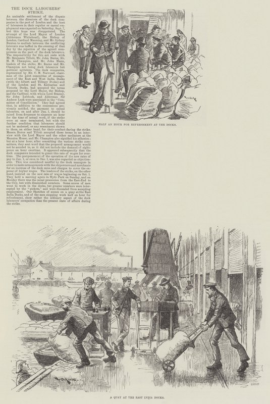 La grève des dockers - William Douglas Almond