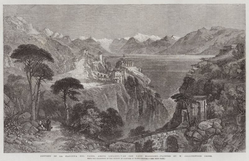 Couvent de La Madonna del Sasso, au-dessus de Locarno, sur le Lago Maggiore, de l