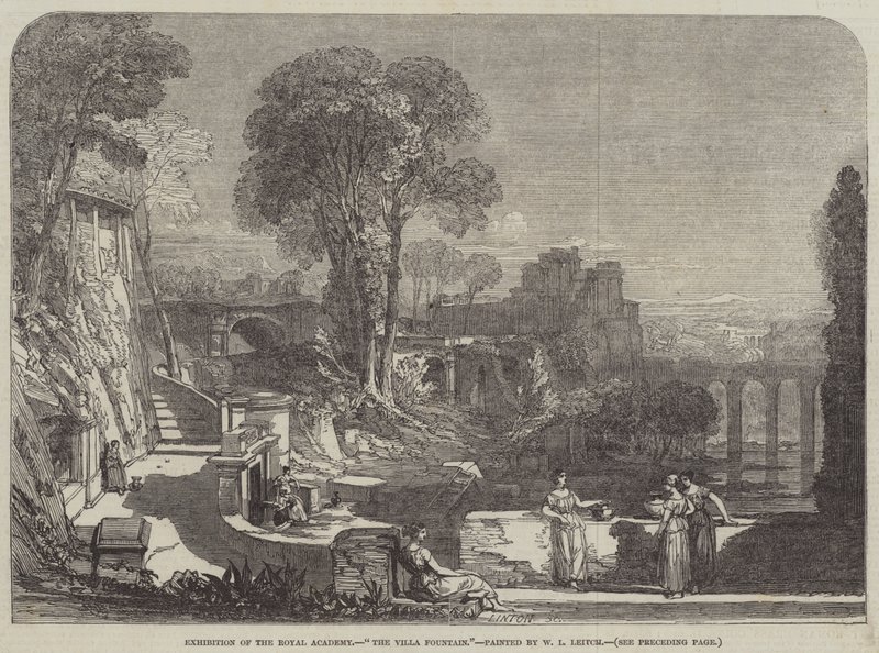 La Fontaine de la Villa - William Leighton Leitch