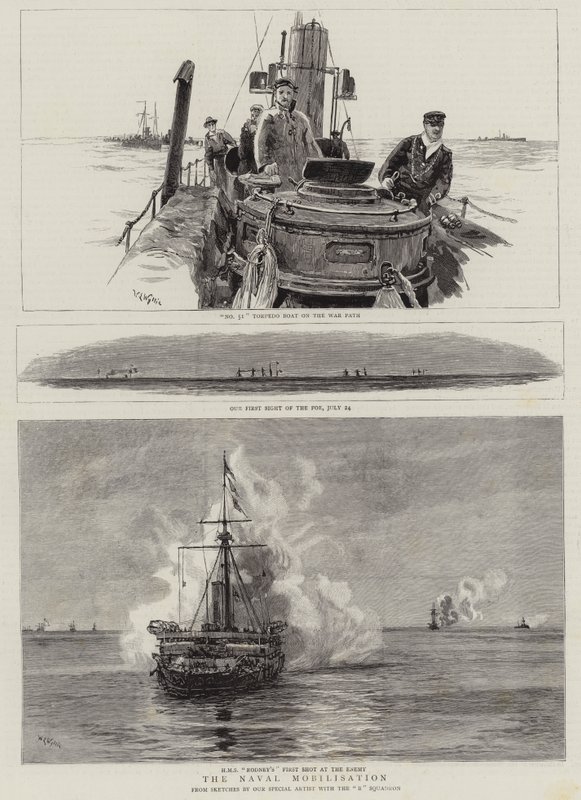 La mobilisation navale - William Lionel Wyllie