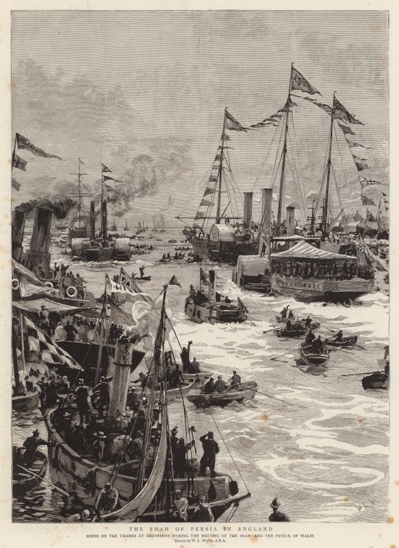 Le Shah de Perse en Angleterre - William Lionel Wyllie