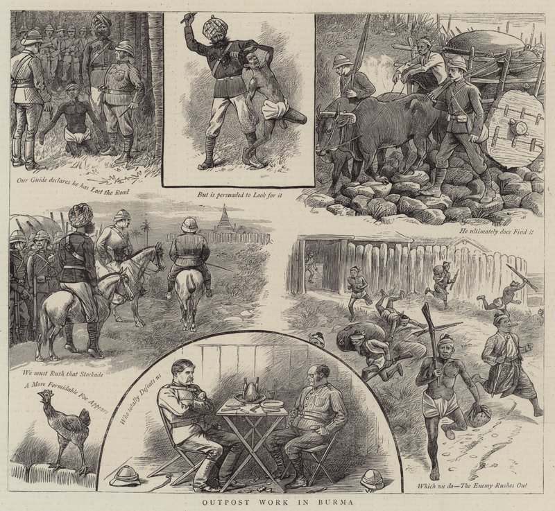 Travail de poste avancée en Birmanie - William Ralston
