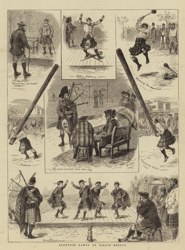 Jeux écossais à Lillie Bridge - William Ralston