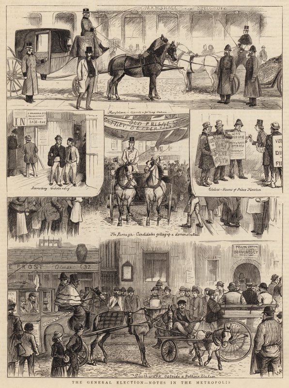 Les Élections Générales, Notes dans la Métropole - William Ralston
