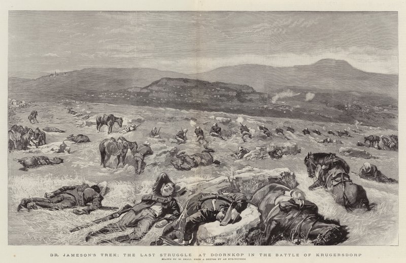 La Marche du Dr Jameson, la Dernière Lutte à Doornkop dans la Bataille de Krugersdorp - William Small