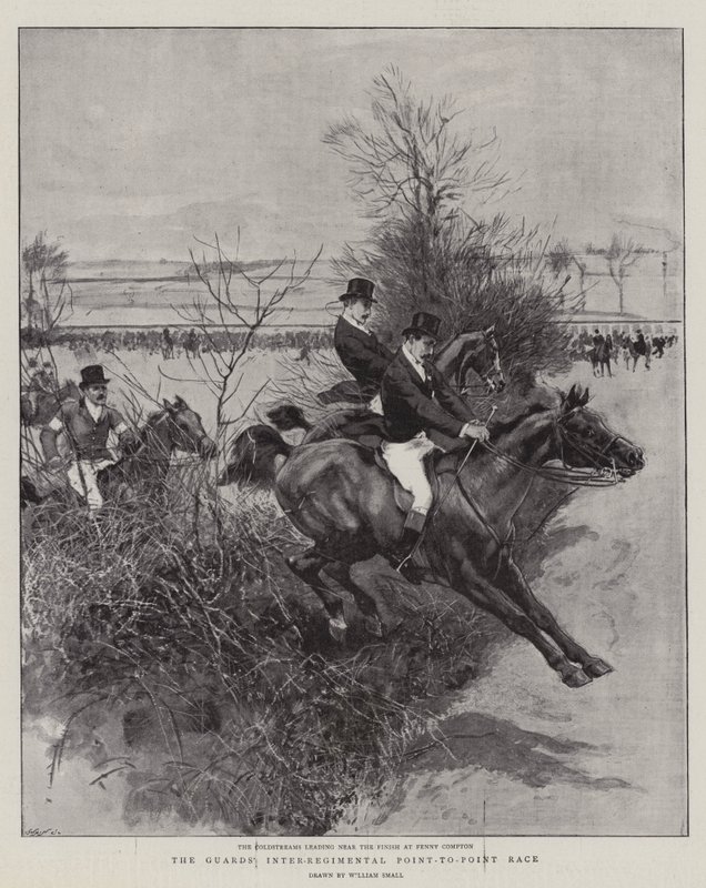 La course inter-régimentaire des gardes - William Small